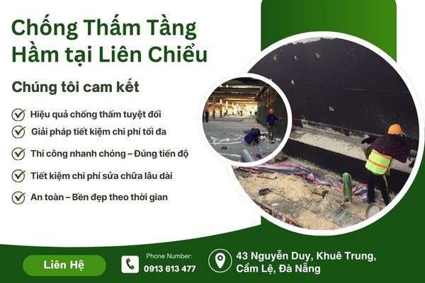 Thi Công Chống Thấm Tầng Hầm tại Liên Chiểu Uy Tín, Chuyên Nghiệp